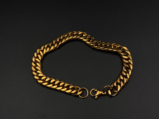 Bulky Gold Chain Bracelet for Men