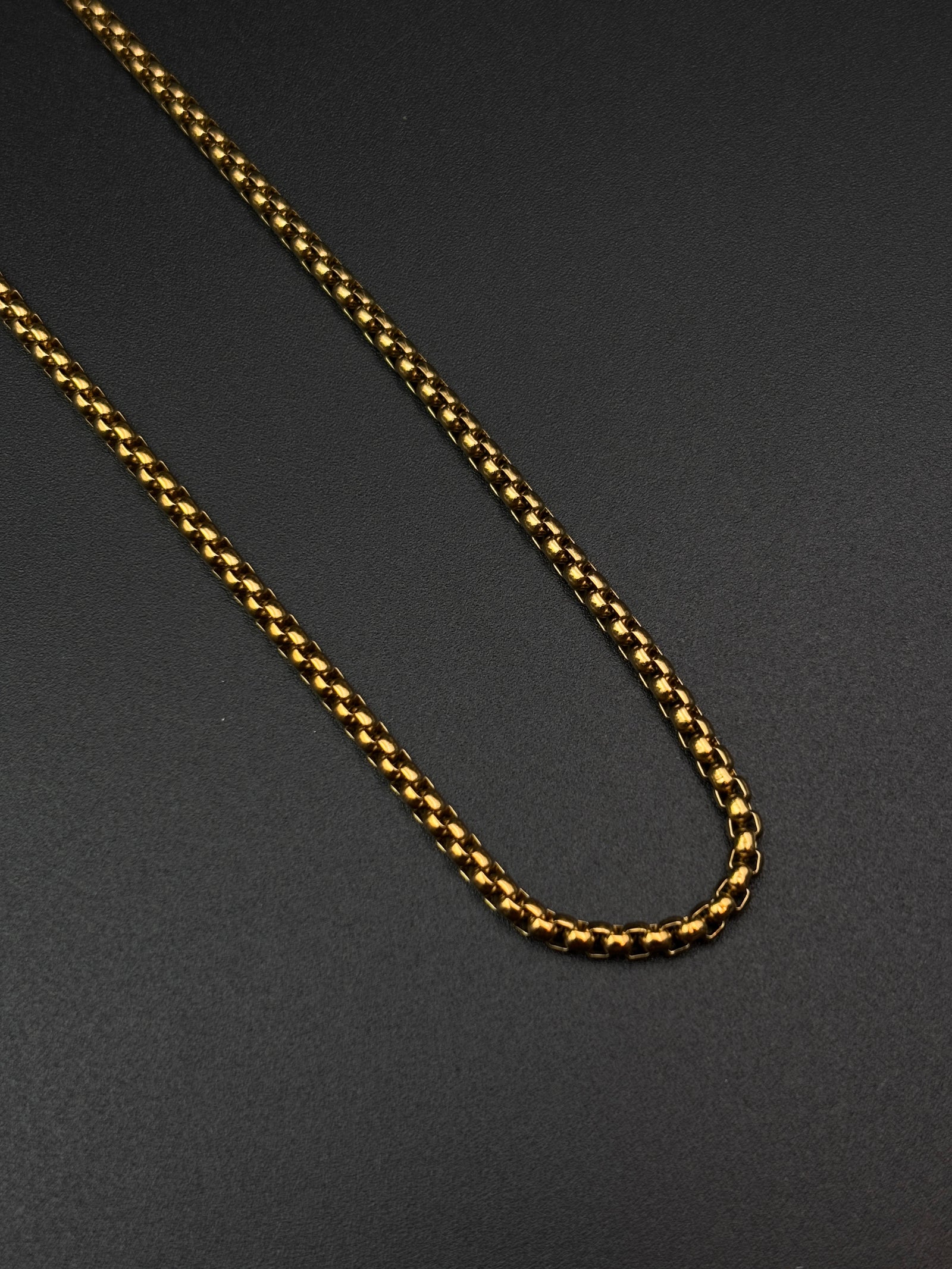 Minimalist Gold & Silver Round Chain for Men