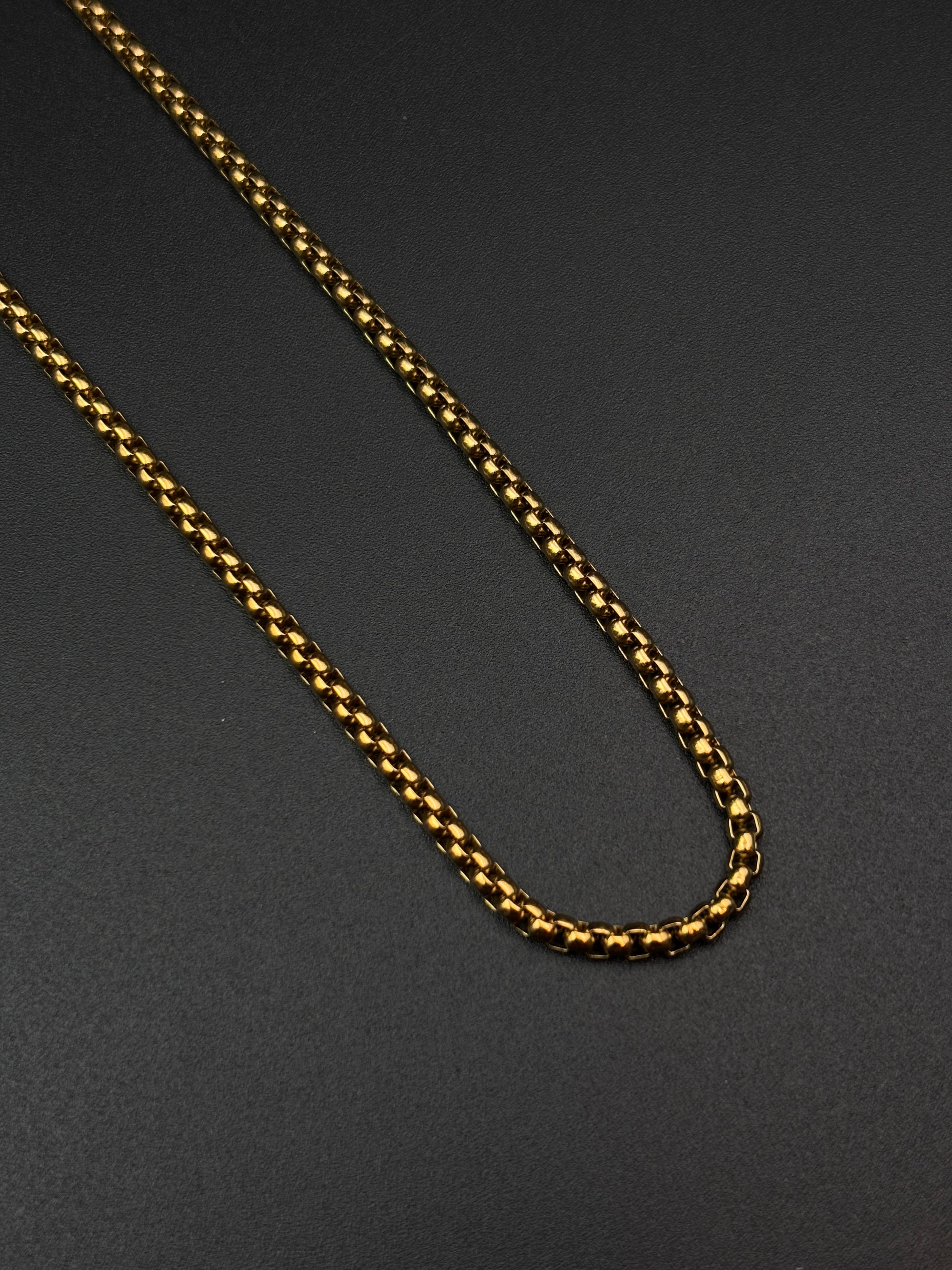 Minimalist Gold & Silver Round Chain for Men