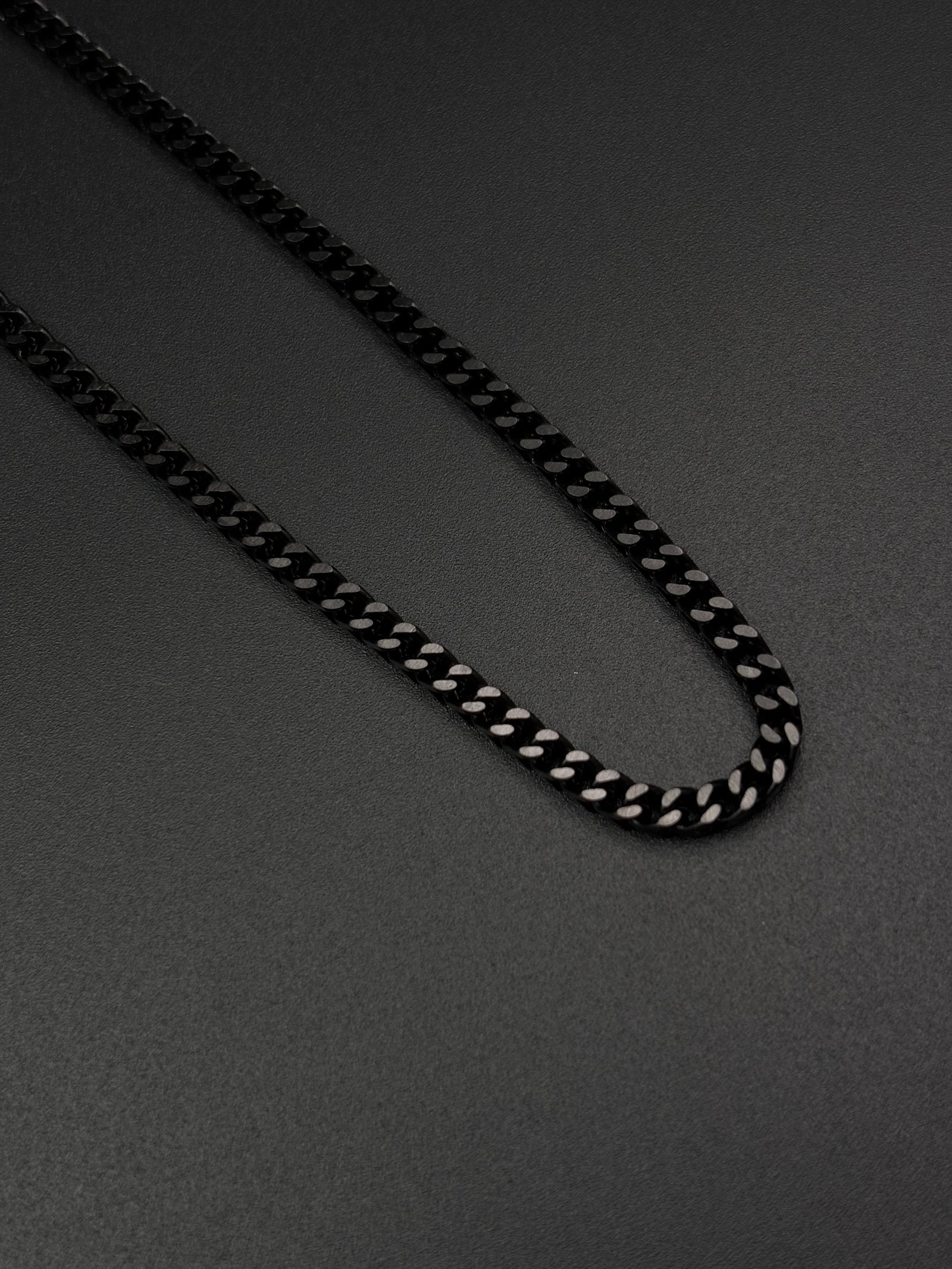 Men’s Black Franco Chain