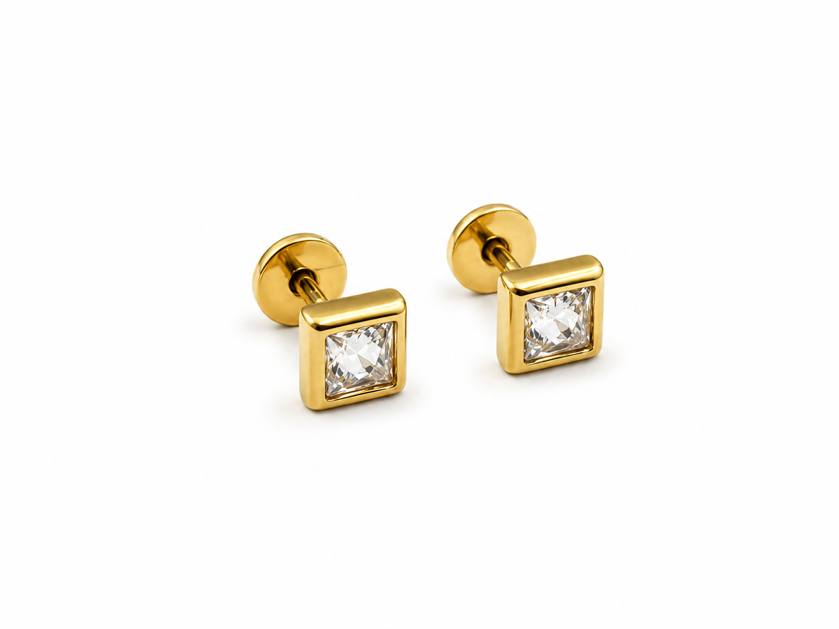 Classic Square Solitaire Studs