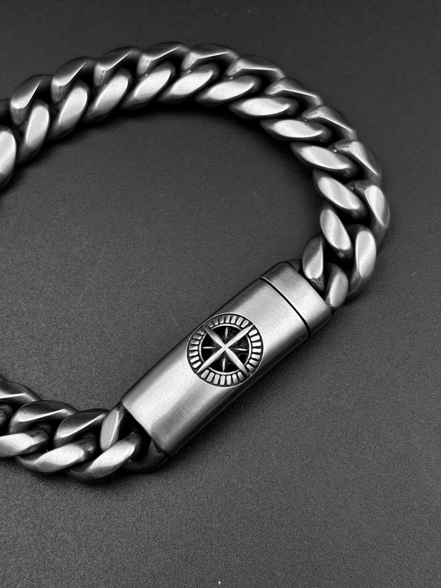 Virasat - Northstar Cuban Gunmetal Bracelet