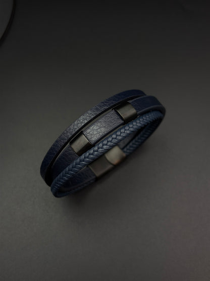 Nuvo Braided Leather Bracelet for Men