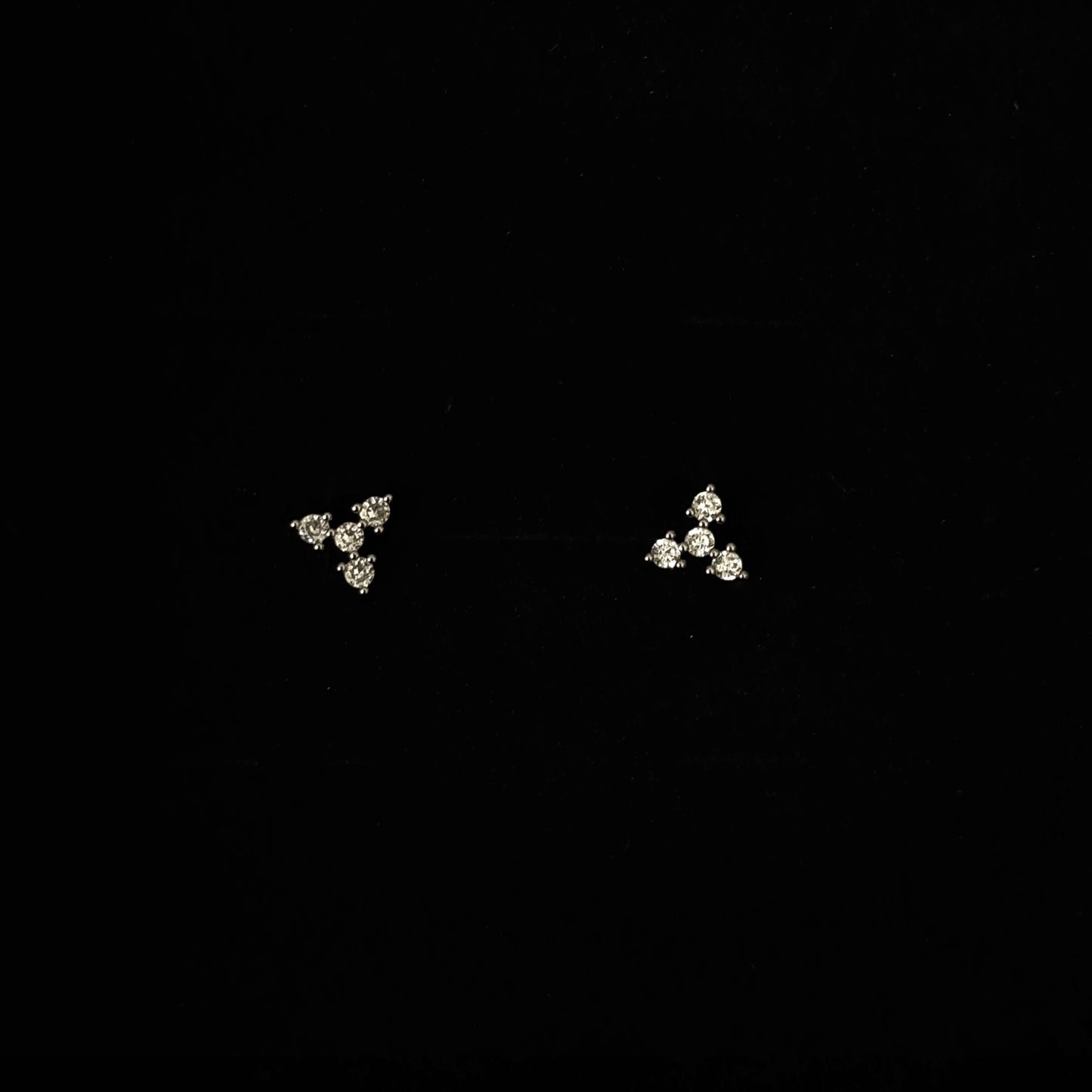 Apex Trio - Solitaire Studs