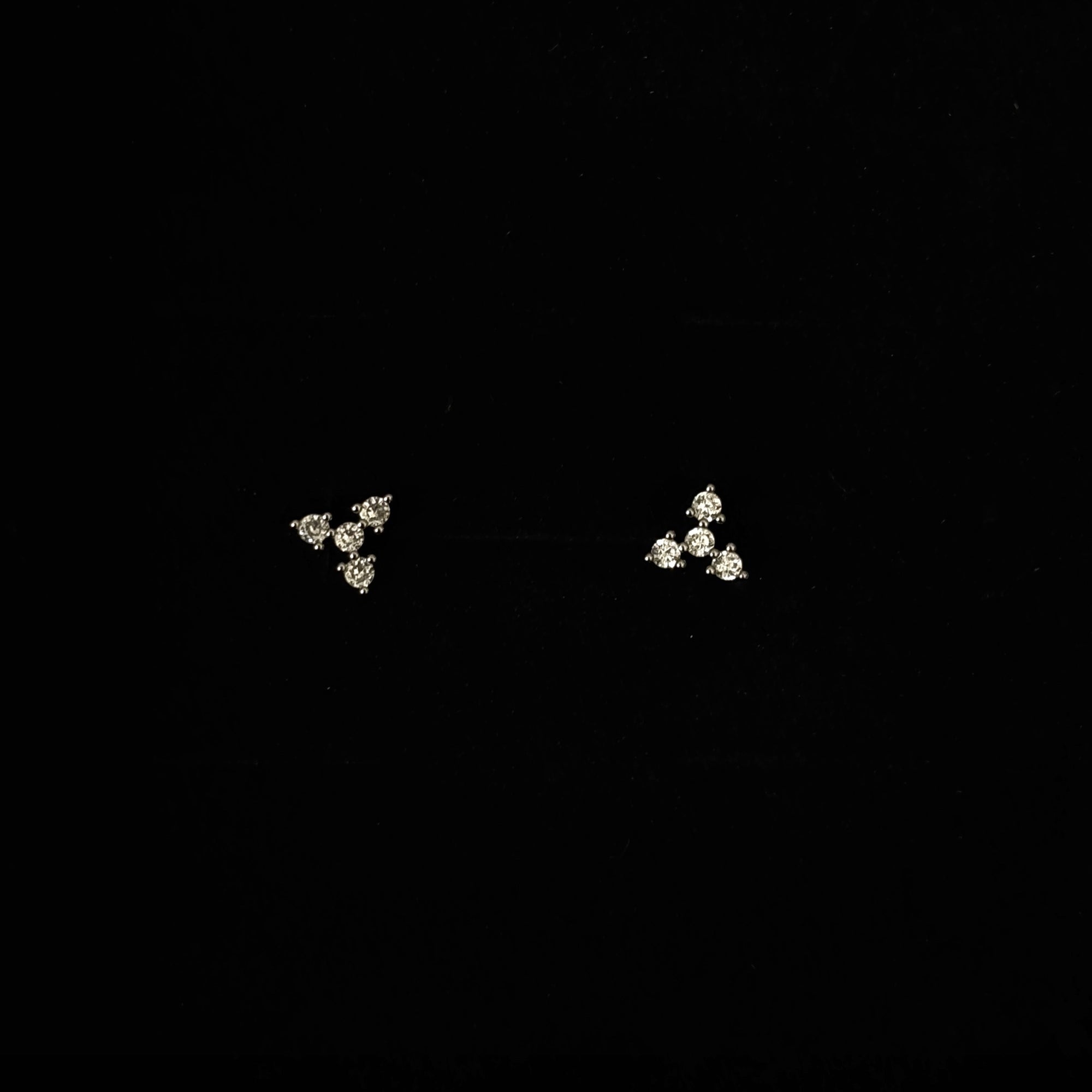 Apex Trio - Solitaire Studs