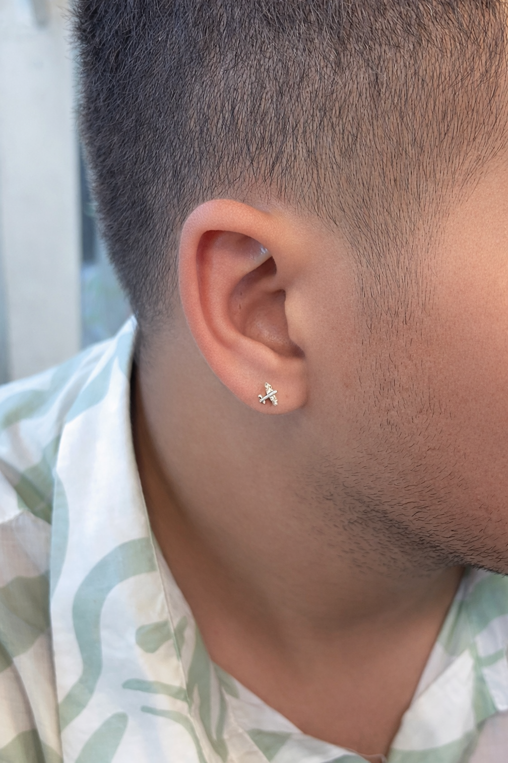 Airoplane Studs - Designer Earings for Men