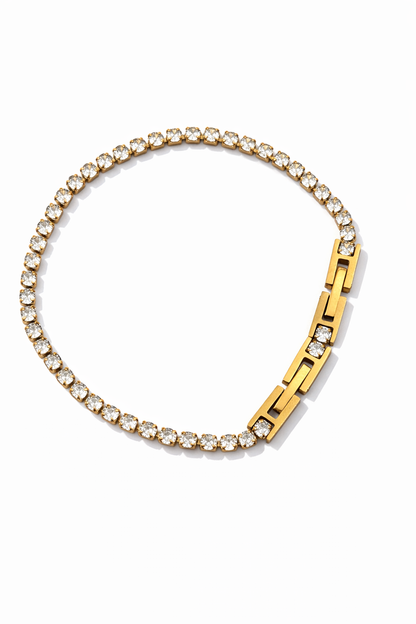 Tennis Iced Bracelet for Men (3 mm)