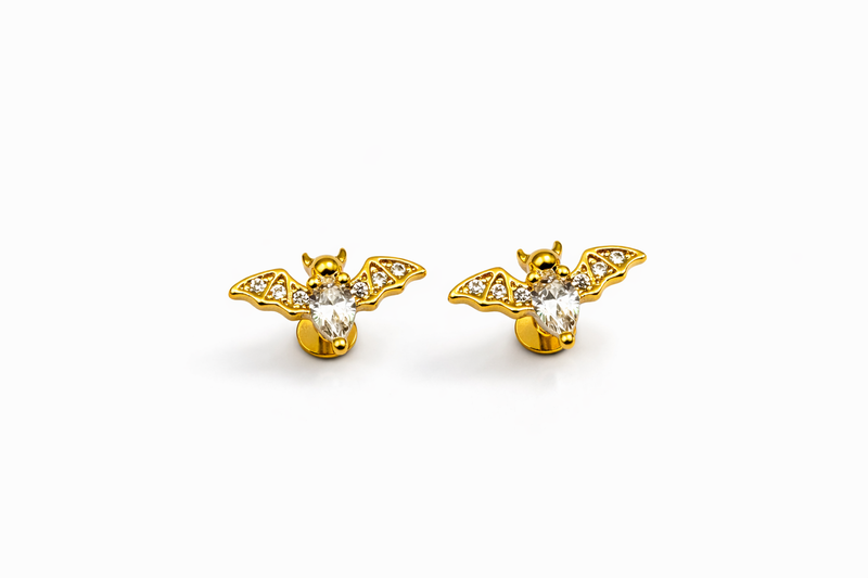 Bat Studs - Designer Men’s Earings