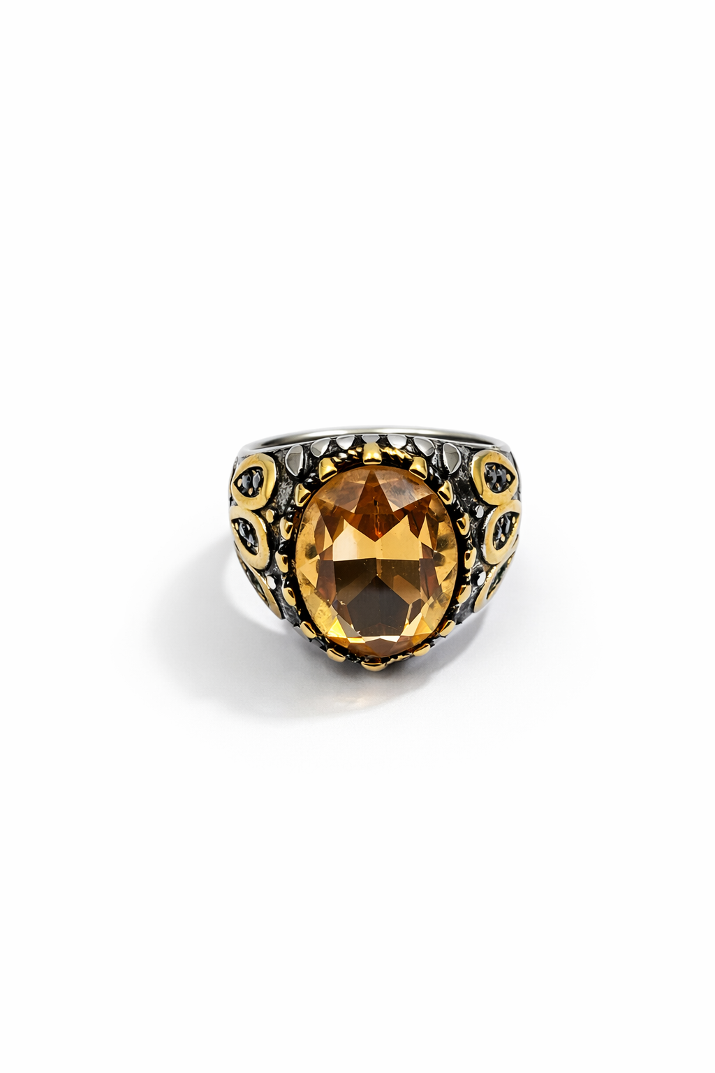 Yellow Sapphire Signet Ring