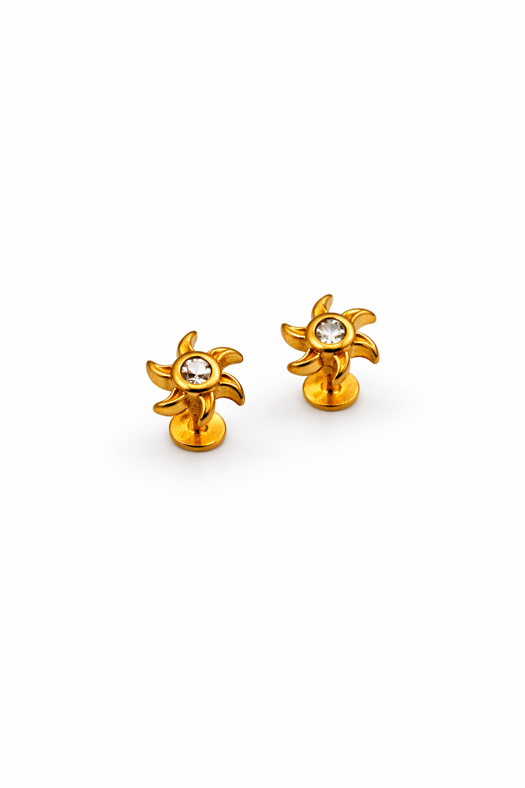 Sun Blaze Studs - Designer Men’s Studs