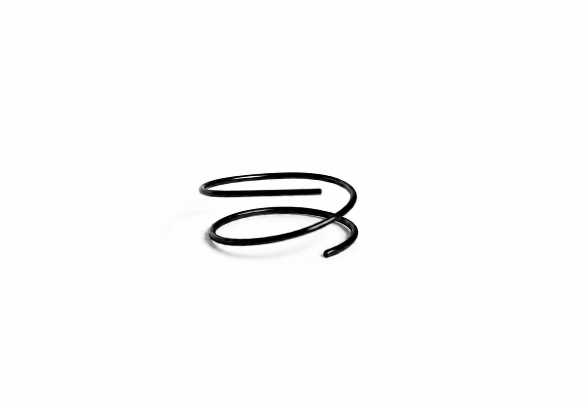 Spiral Hoops / 2 in 1 - Nose Ring / Earing