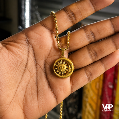 Sunmoon -Celestial Pendent Necklace