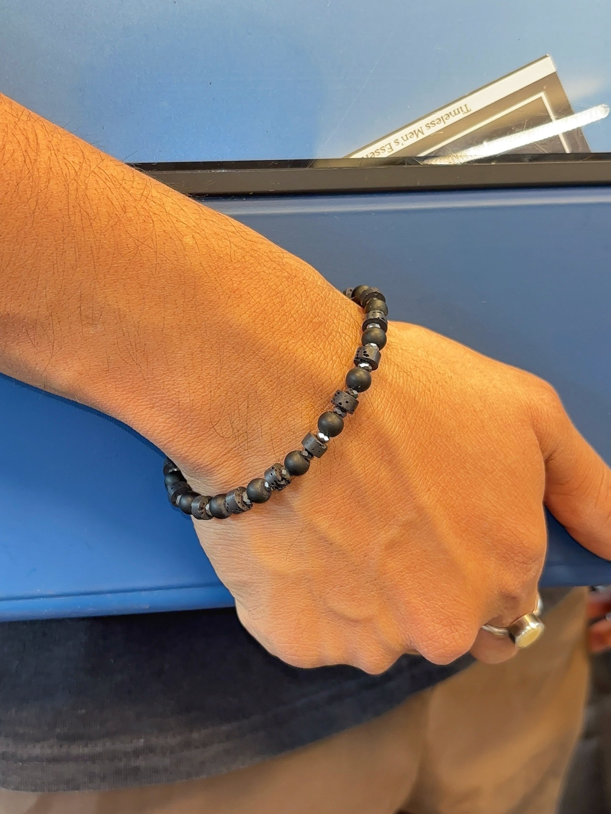 Minimalist - Lavaistic - Stone Chain Fusion Bracelet