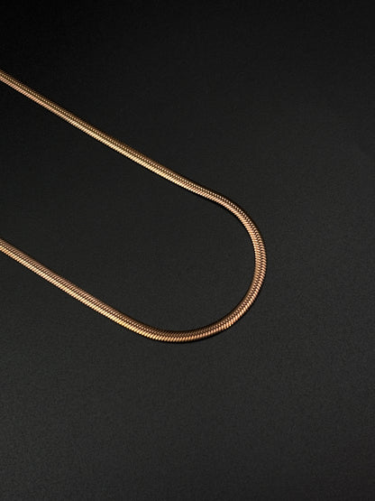 Men’s Serpent Chain Rosegold