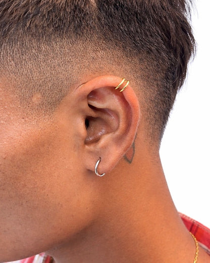 Non Pierced Double - Hoops