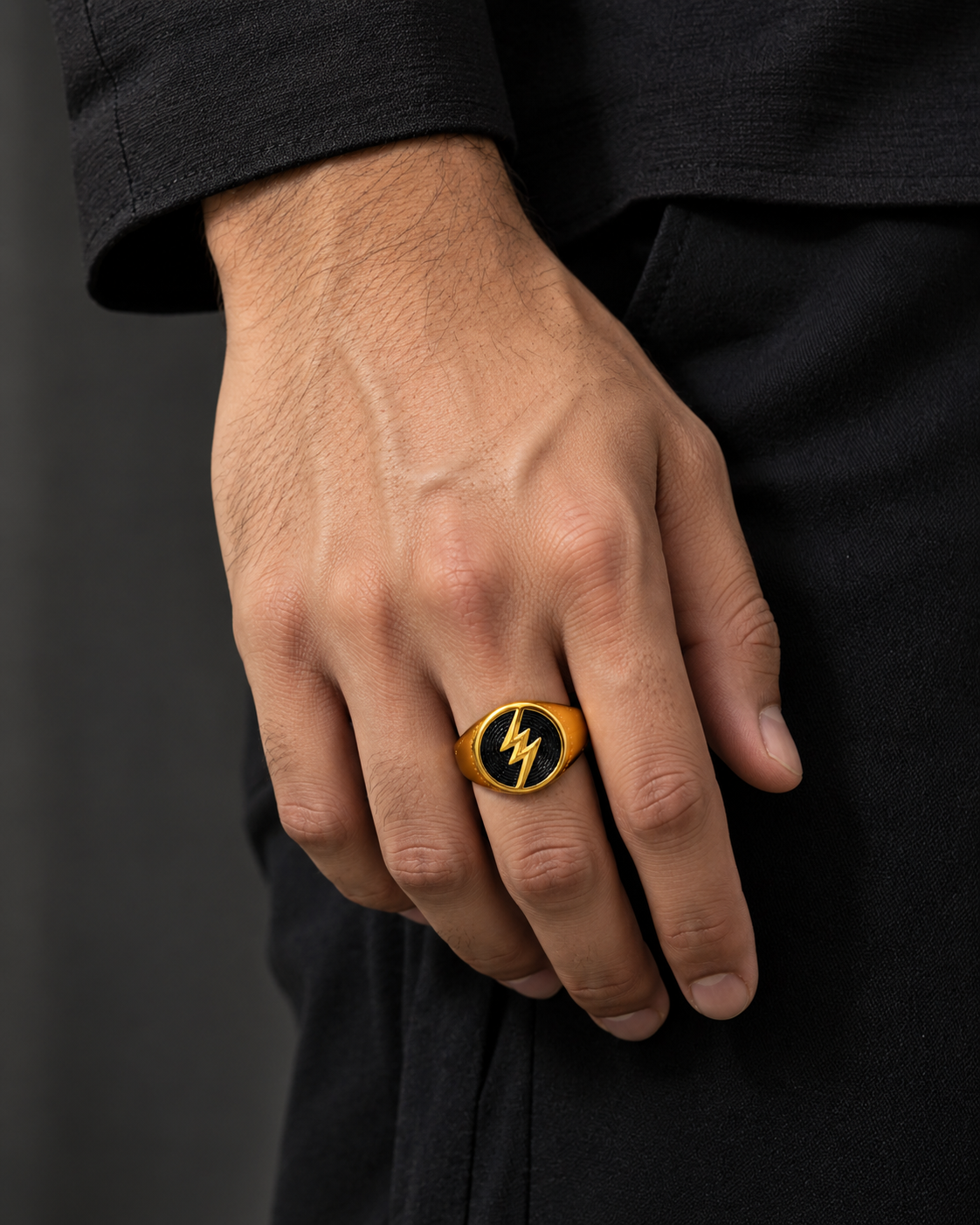 Flash Signet Ring