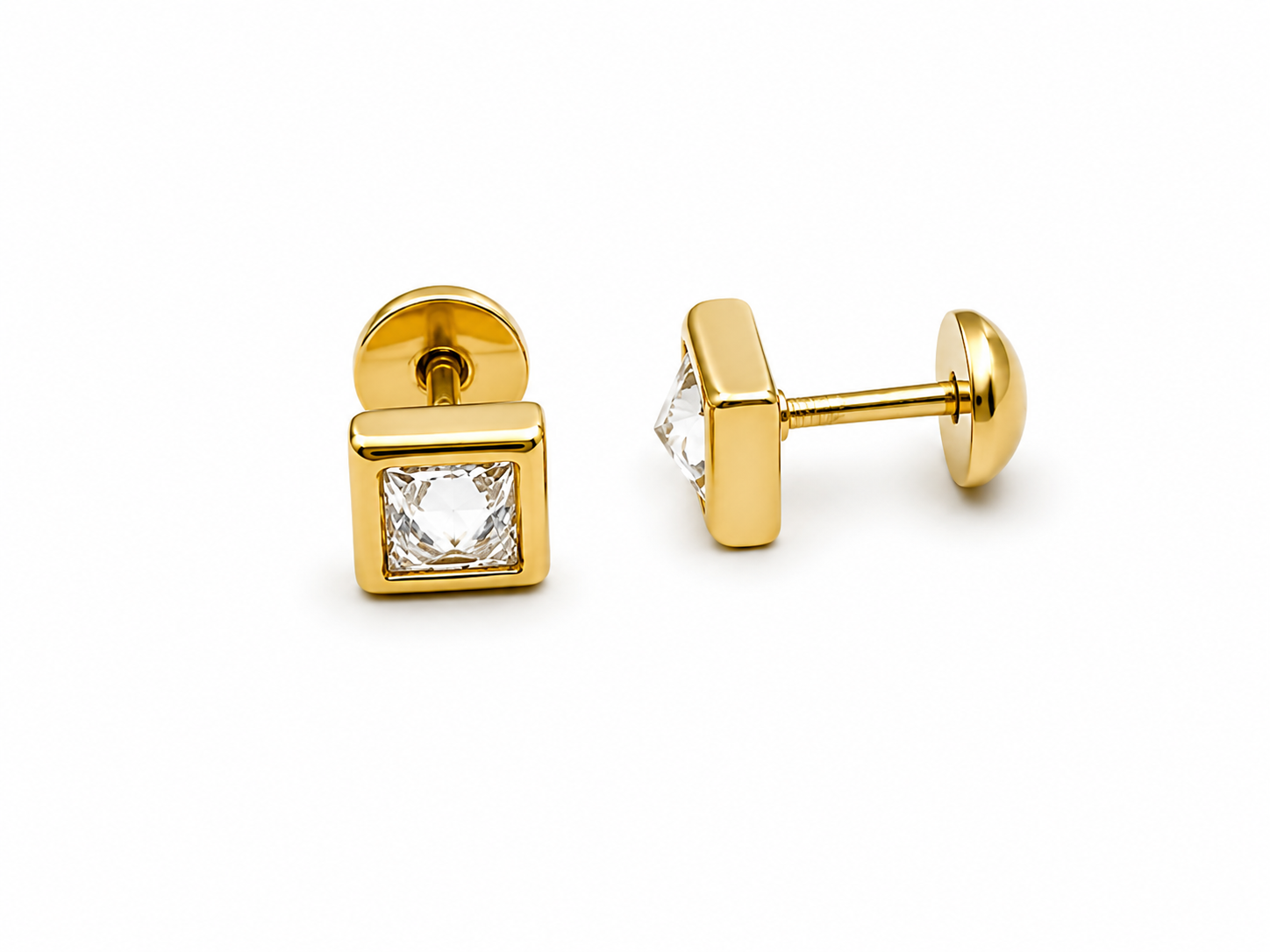Classic Square Solitaire Studs