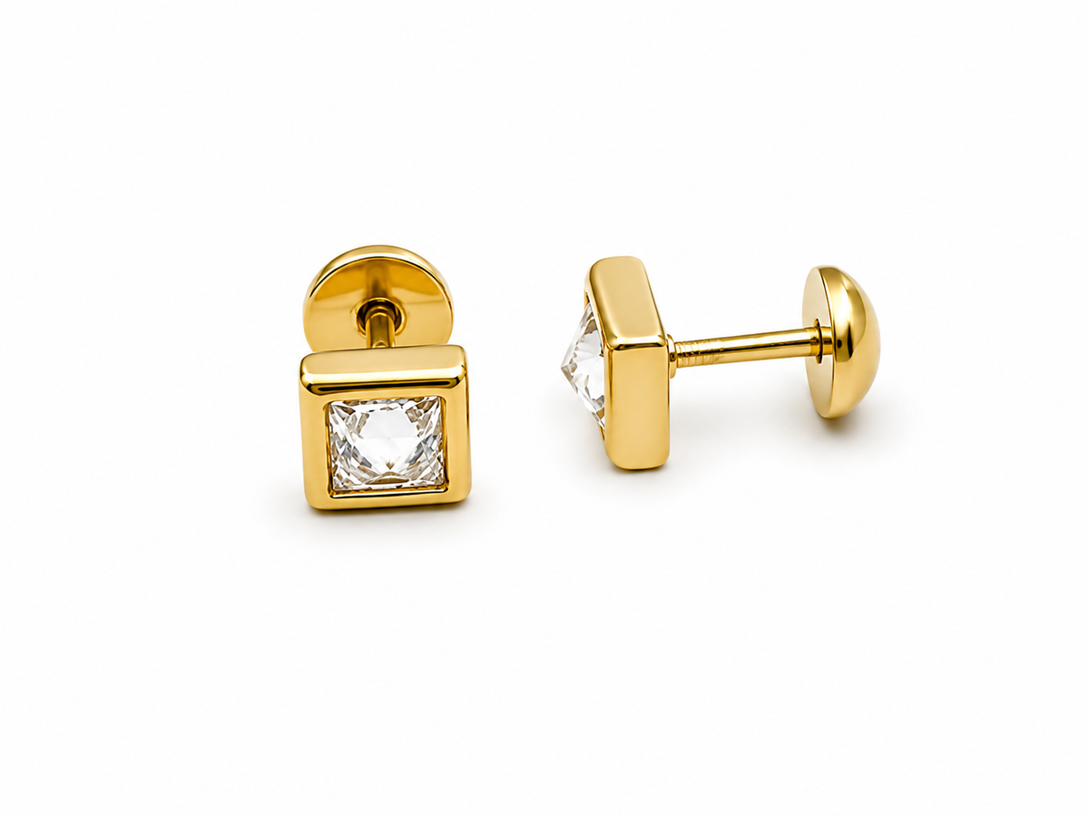 Classic Square Solitaire Studs