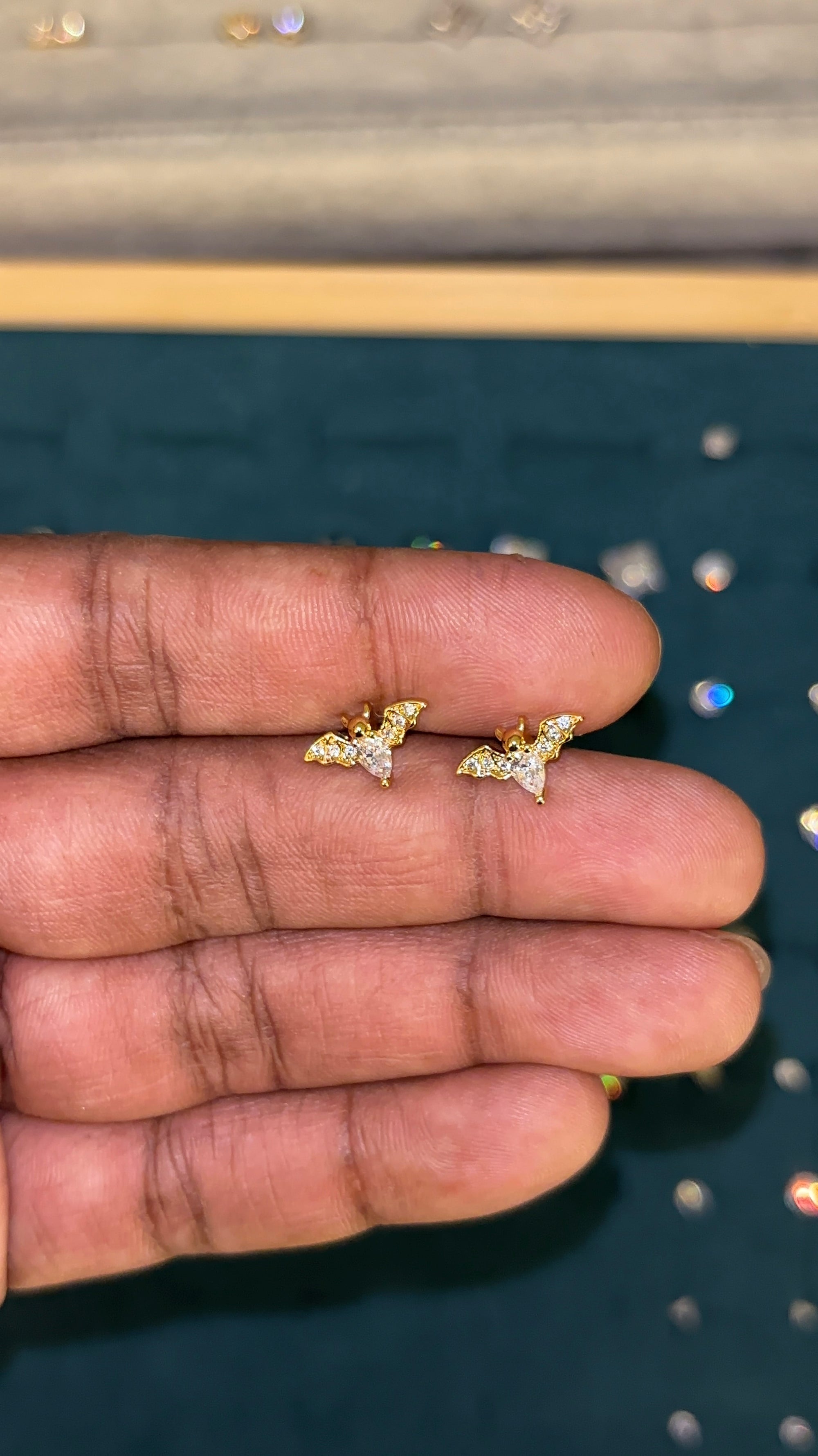 Bat Studs - Designer Men’s Earings