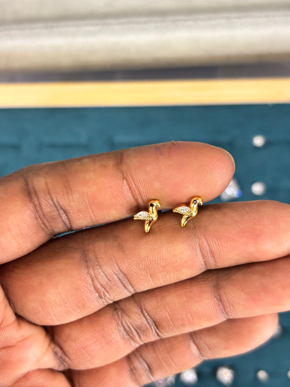 Parrot Studs - Designer Studs for Men