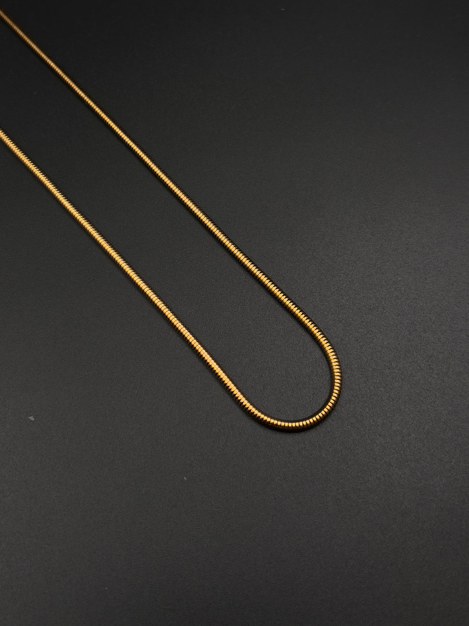 Round Slim Snake Chain For Men
