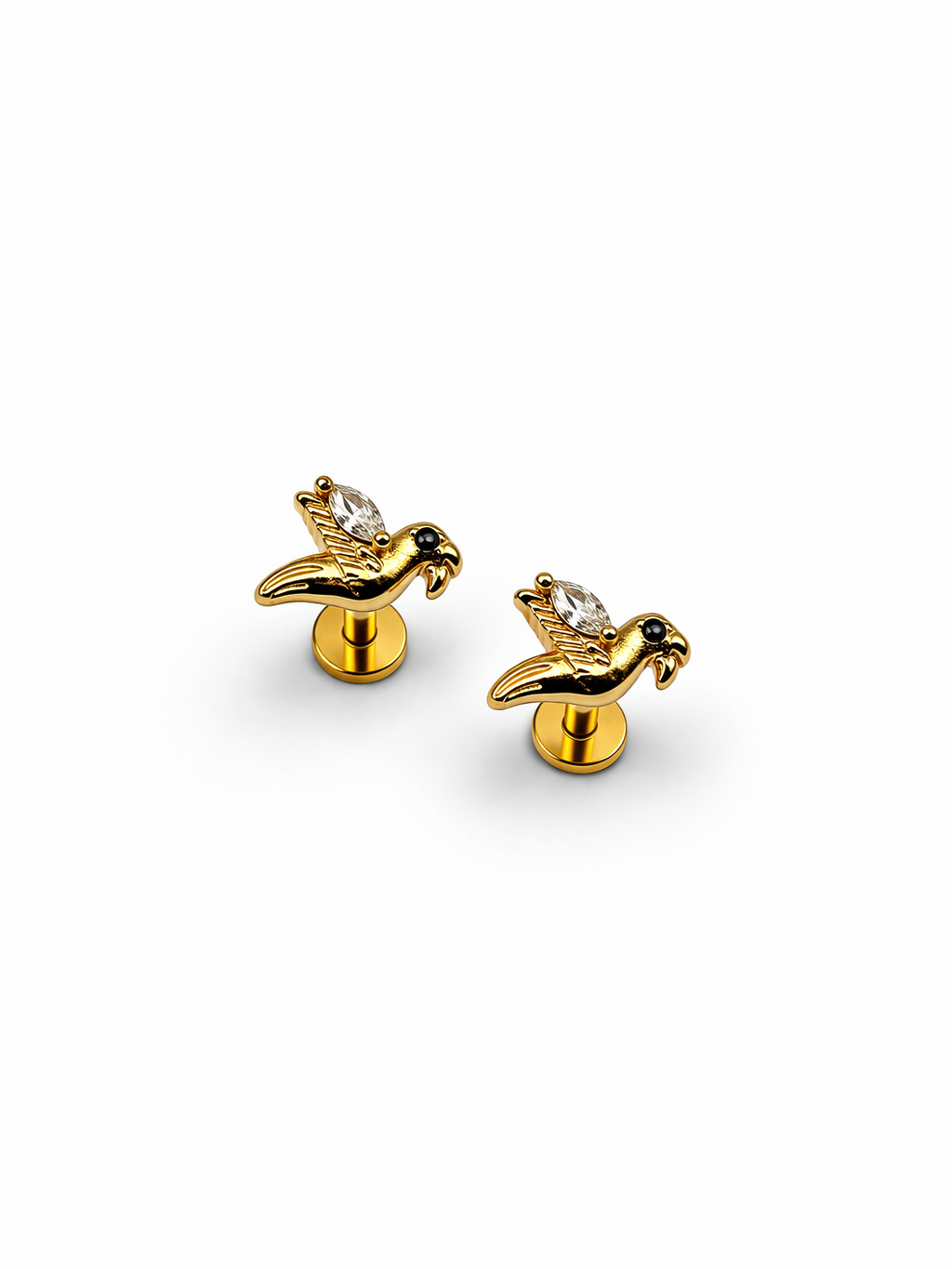 Parrot Studs - Designer Studs for Men