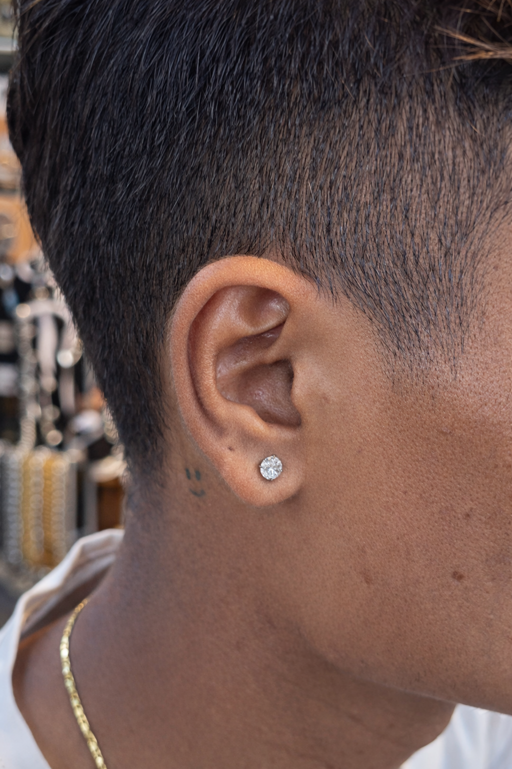 6 mm Solitaire Silver Studs