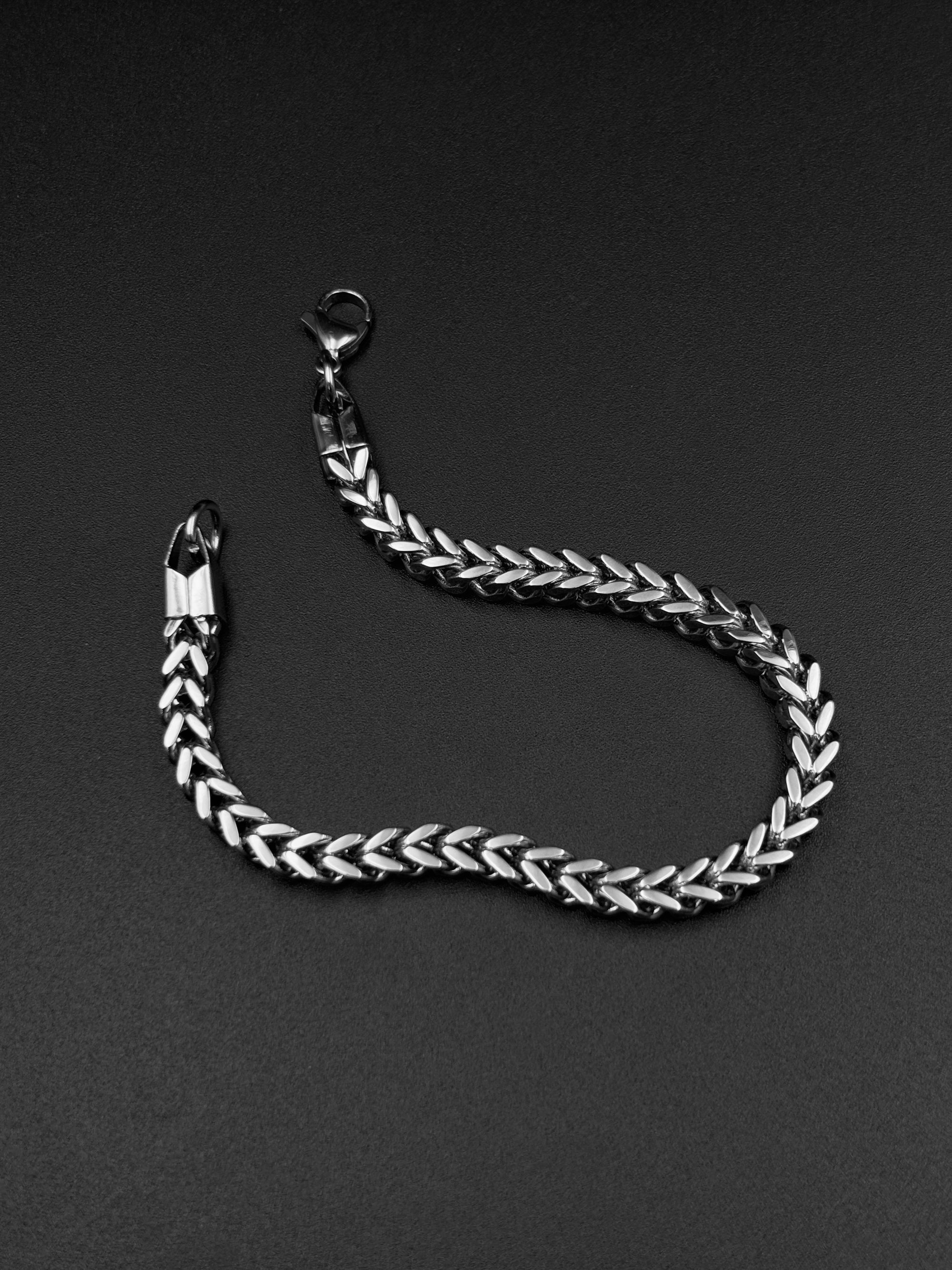 Franco Chain Bracelet (Silver)