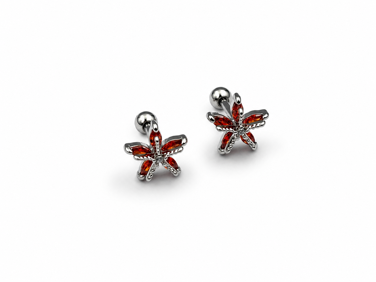Crimson Studs