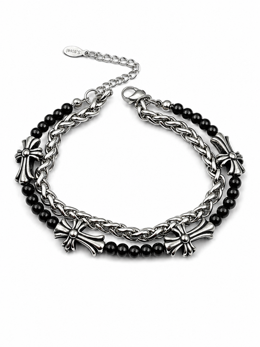 Onyx Gothic Fusion Bracelets