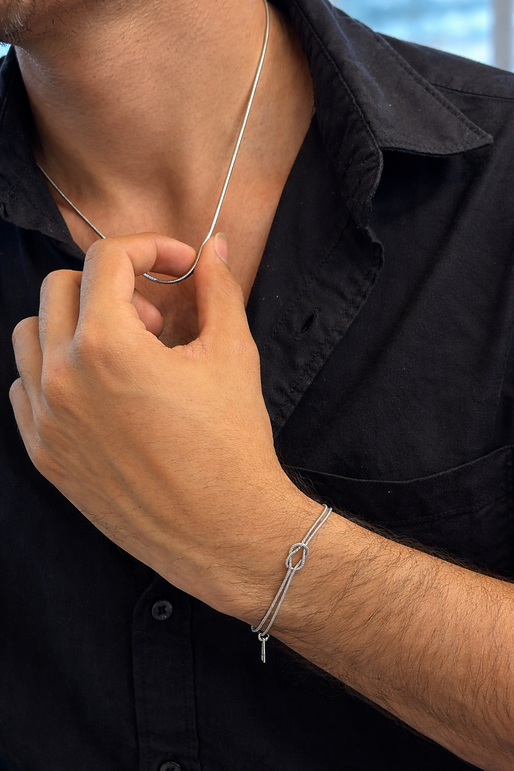 Knot Snake Combo - Chain + Bracelet