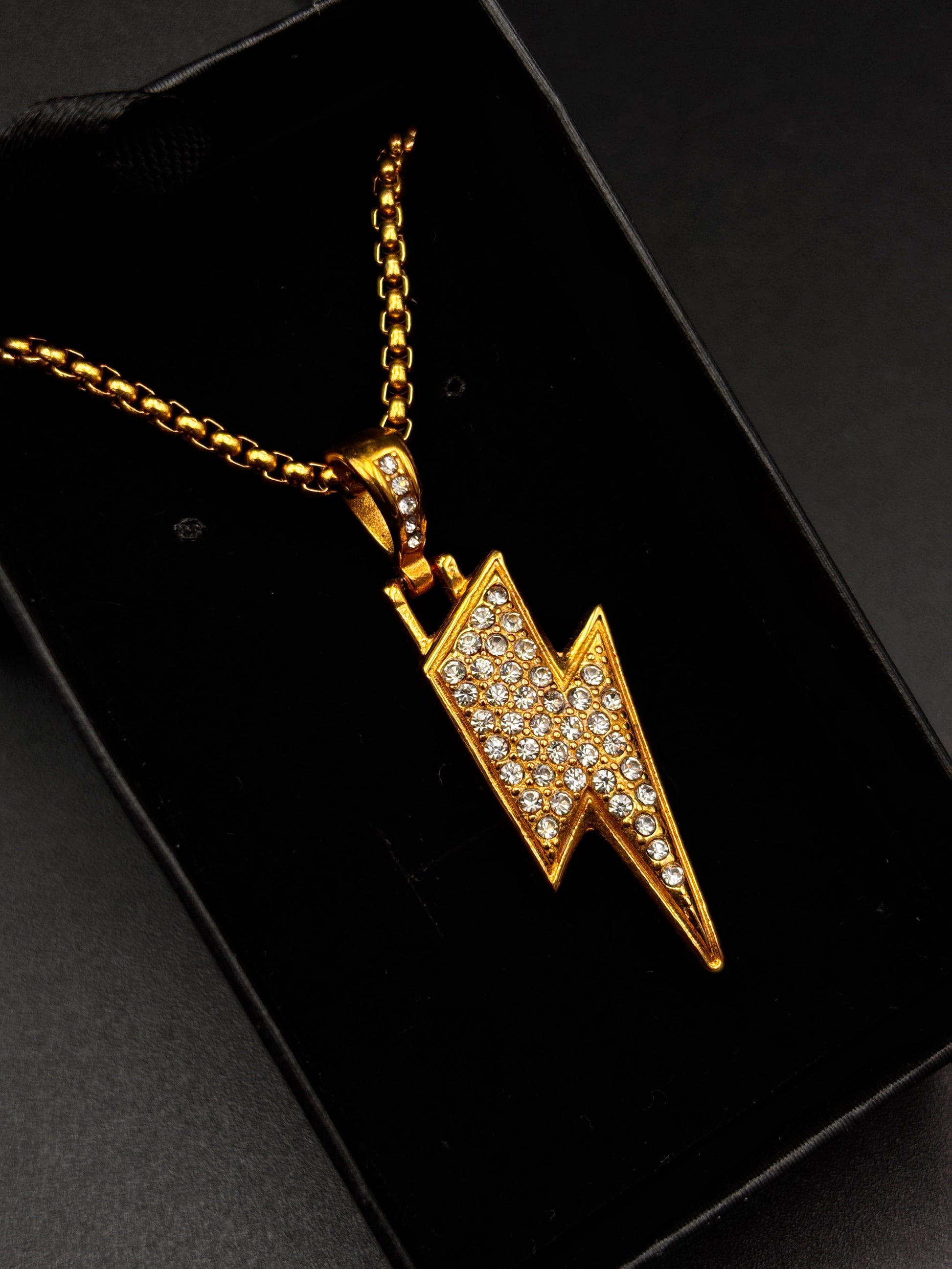 Gold Flash Bling Necklace - Vrp Fashions 