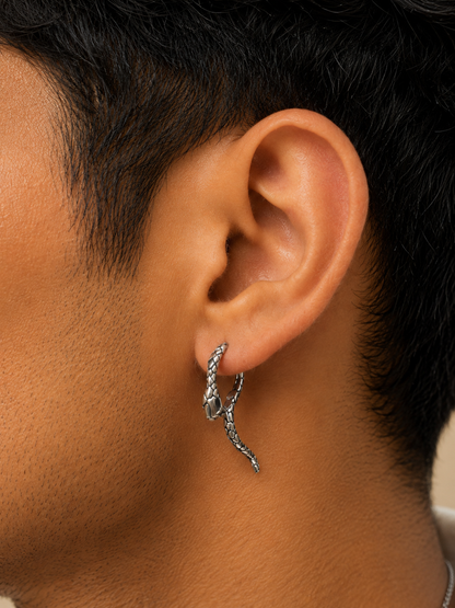 Dangle Snake EarHoops