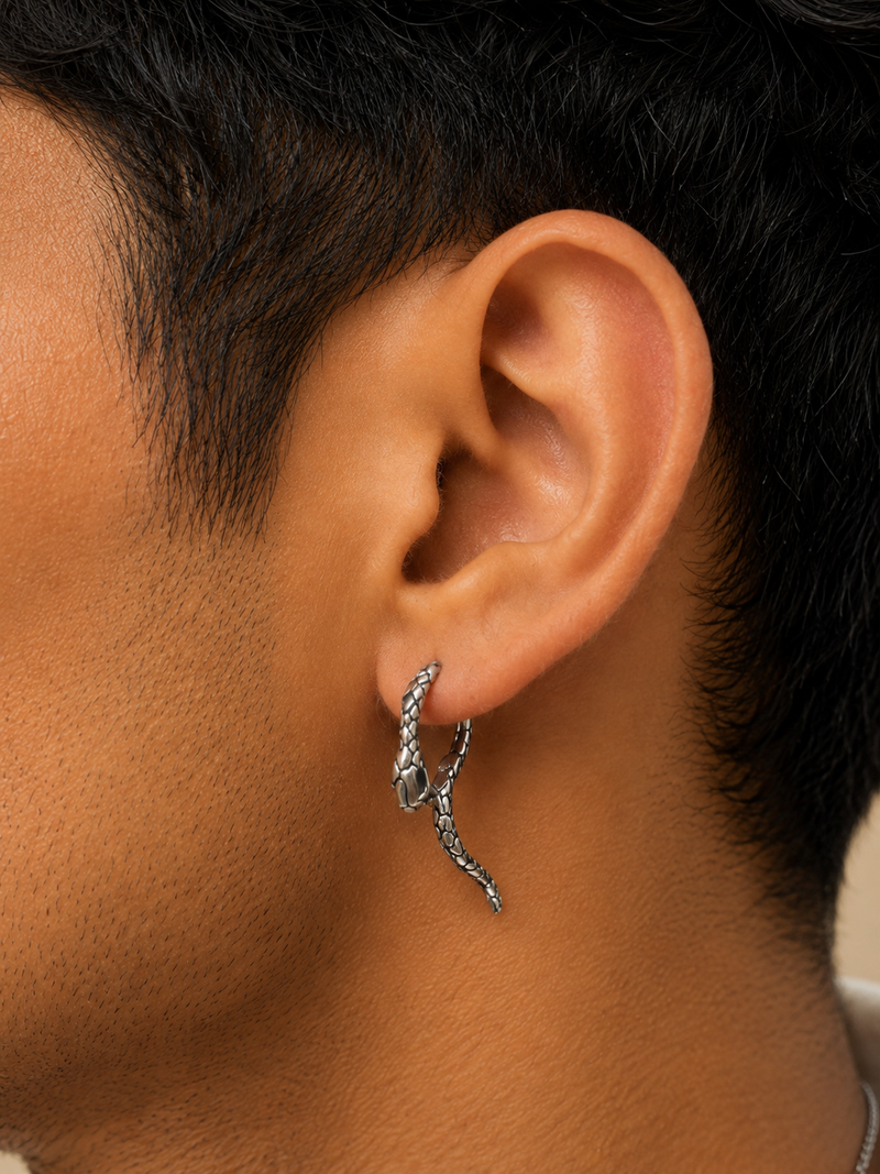 Dangle Snake EarHoops