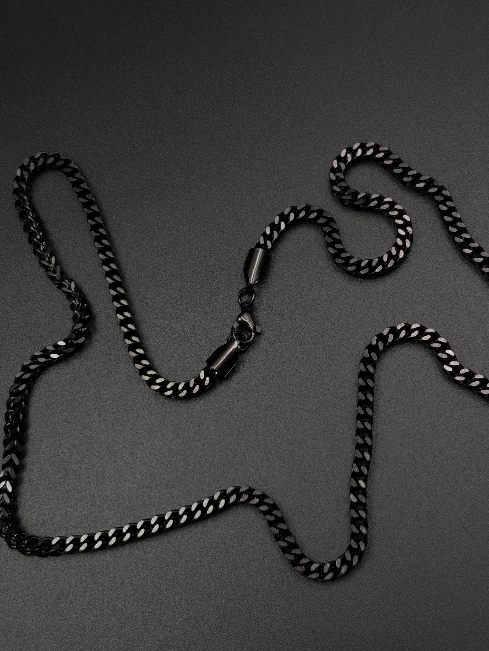 Men’s Black Franco Chain