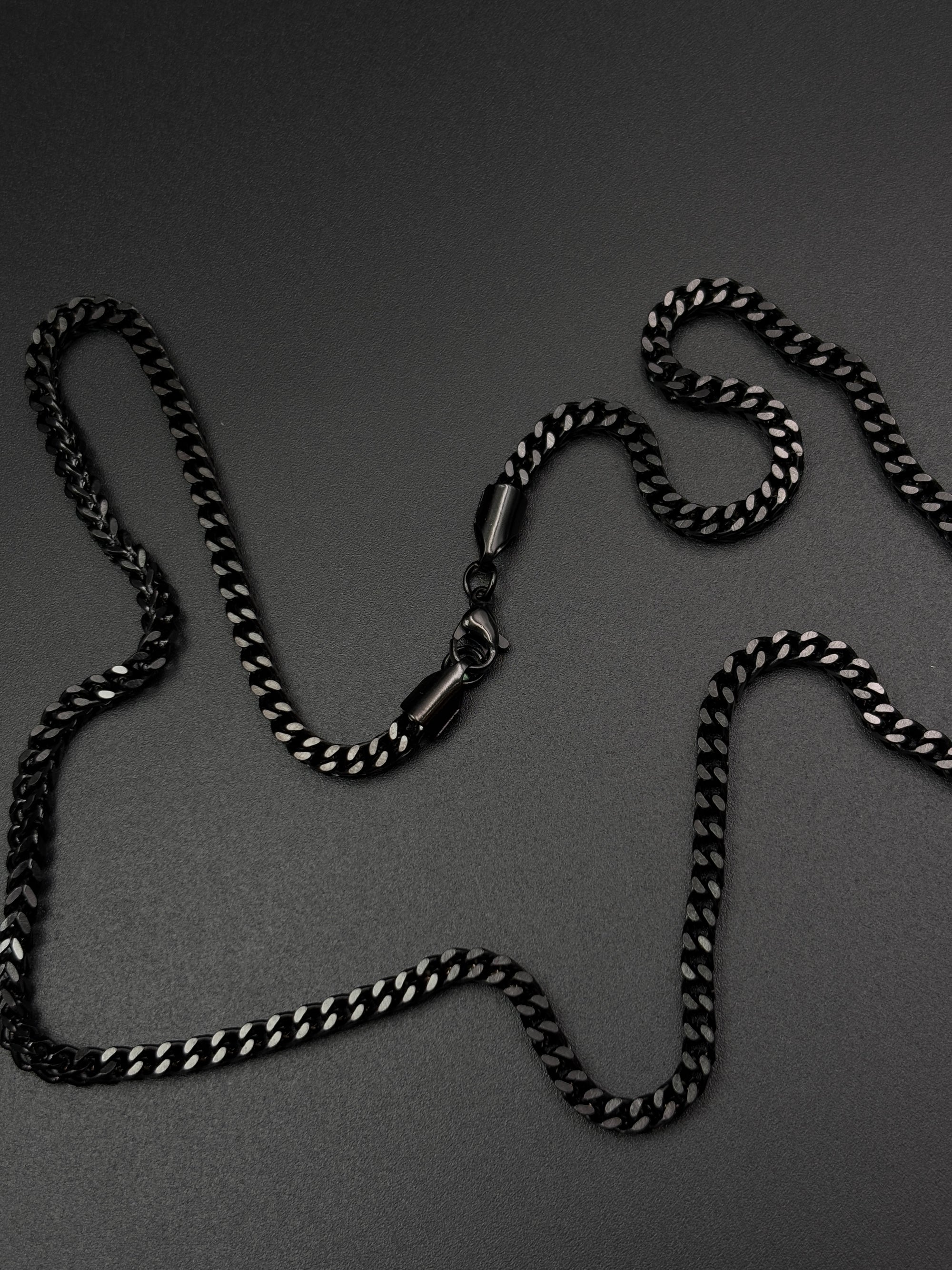 Men’s Black Franco Chain