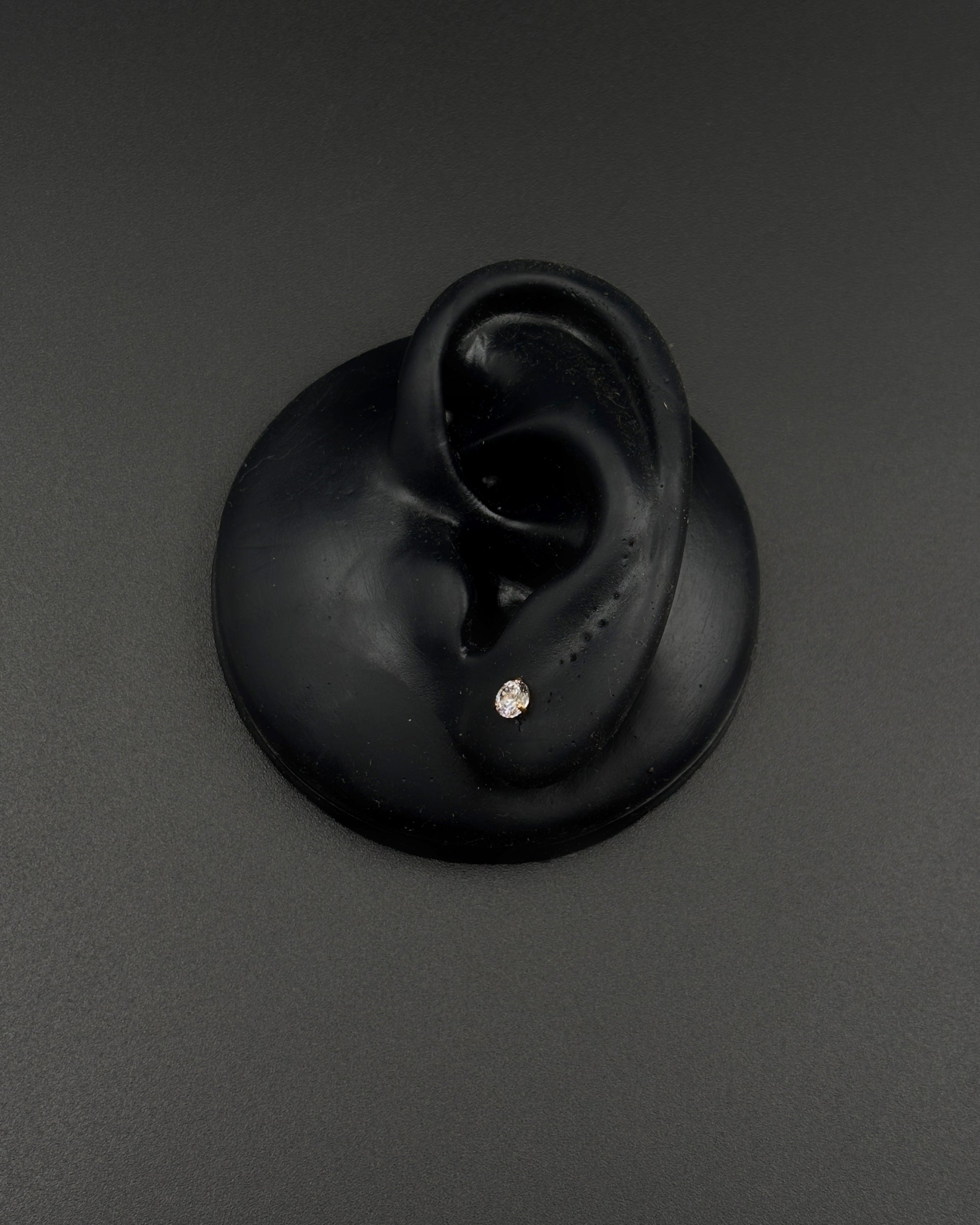 Round Solitaire Studs