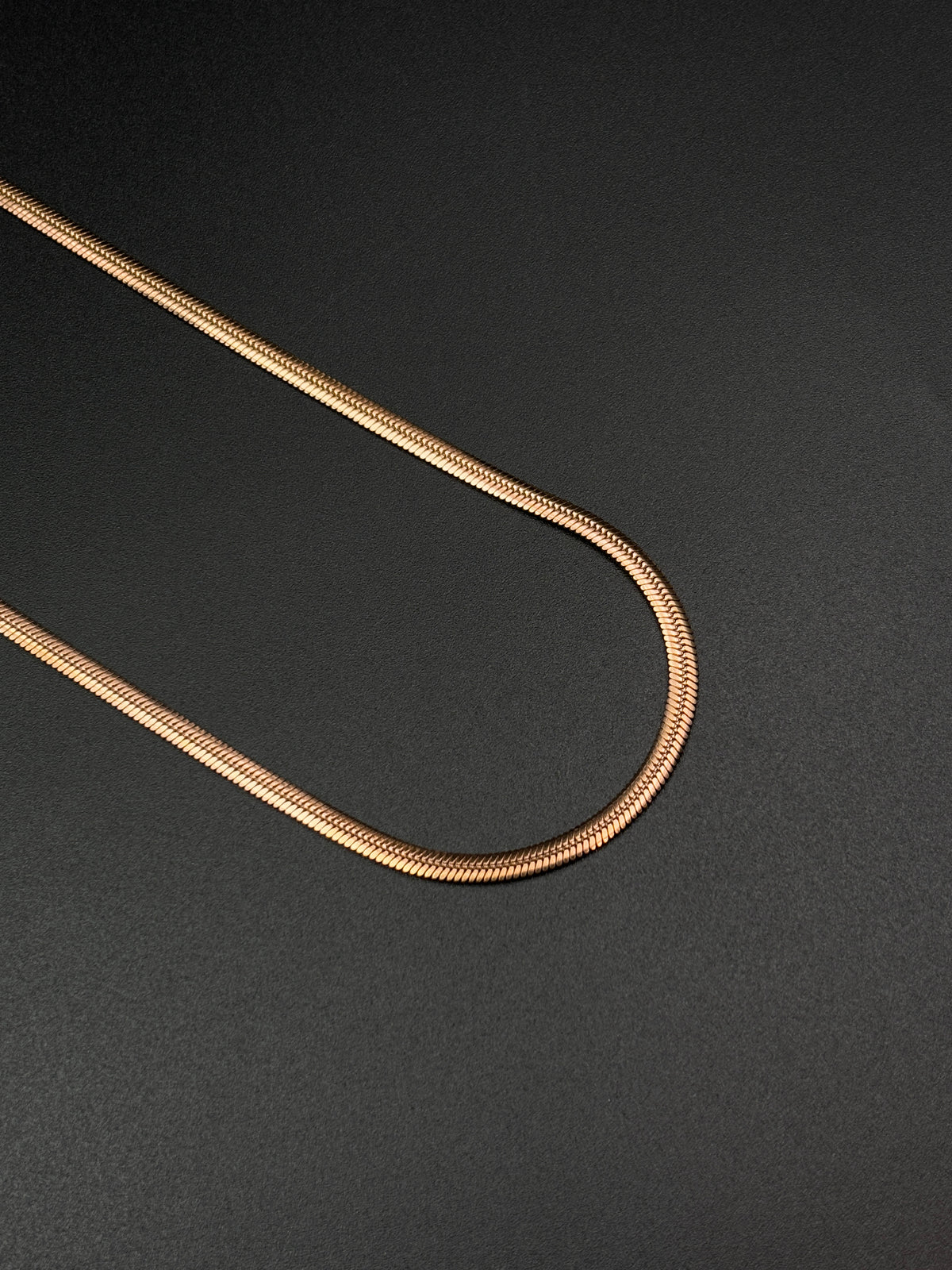 Men’s Serpent Chain Rosegold