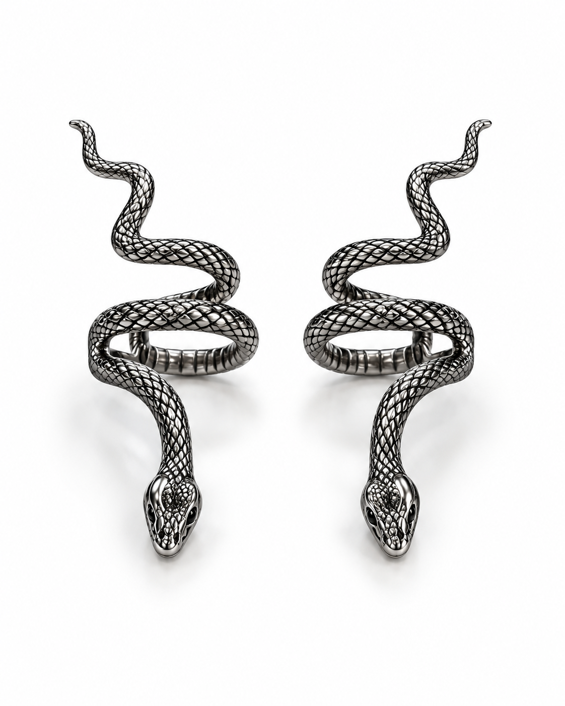 Serpent Long Earcuffs non pierced
