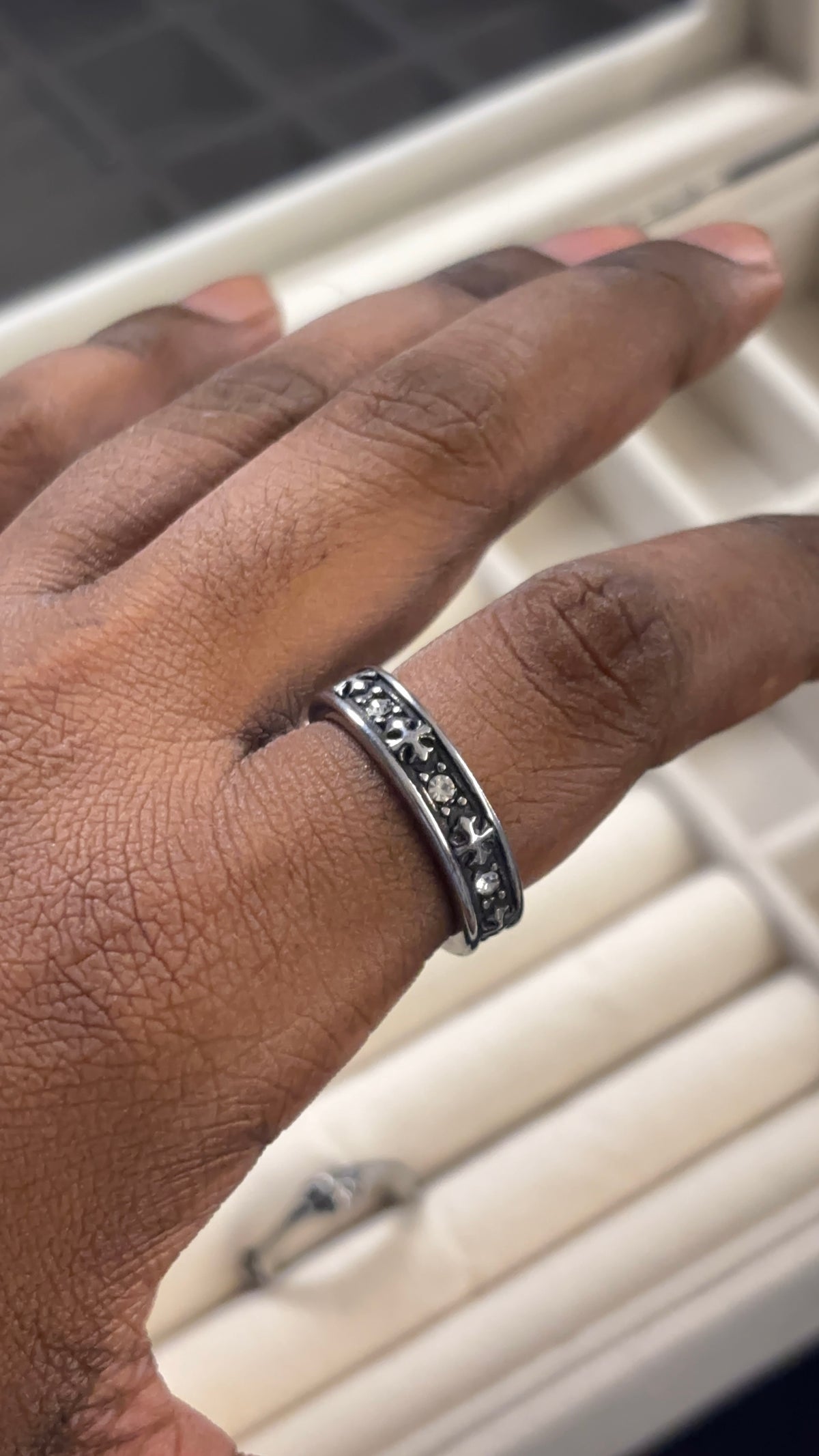 Ying yang - Chrome Heart Ring