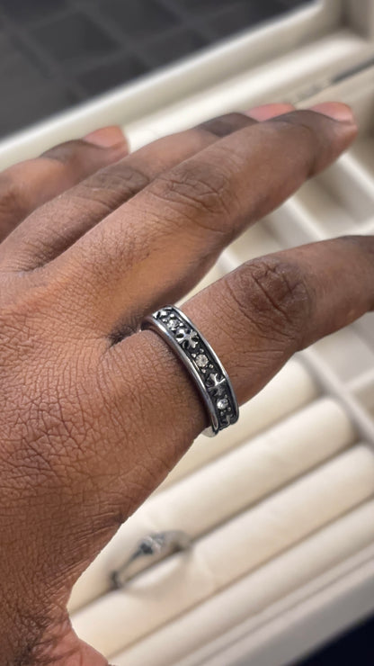 Ying yang - Chrome Heart Ring