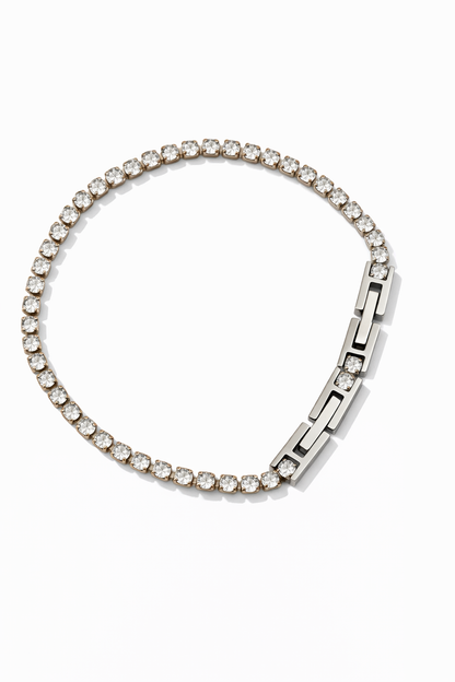 Tennis Iced Bracelet for Men (3 mm)