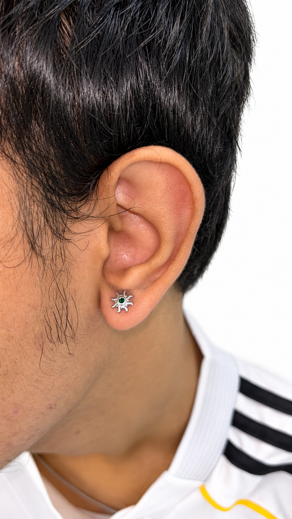 Sun Studs - Silver