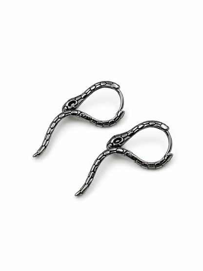 Dangle Snake EarHoops