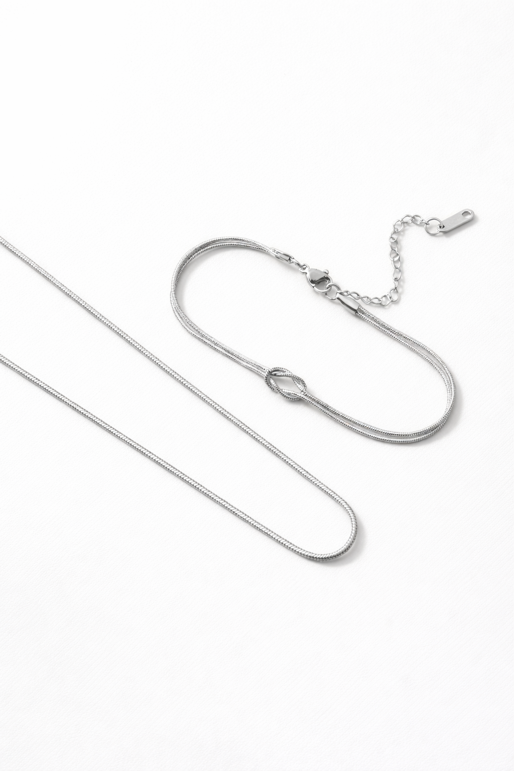 Knot Snake Combo - Chain + Bracelet