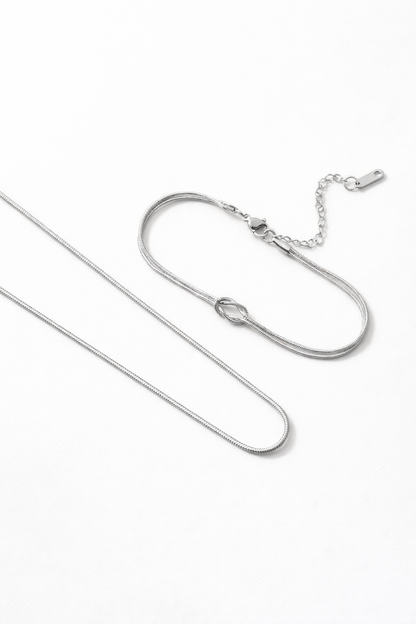 Knot Snake Combo - Chain + Bracelet