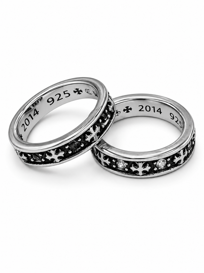 Ying yang - Chrome Heart Ring