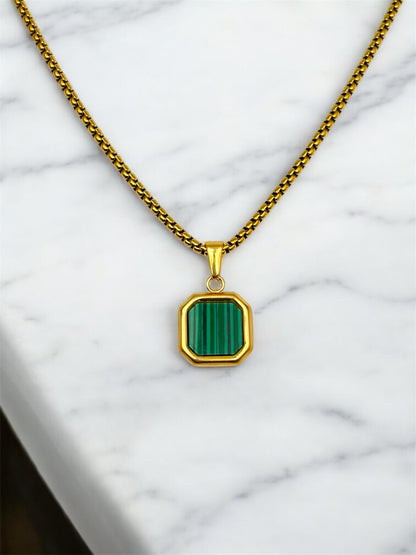 Noir Signet Pendent Necklace