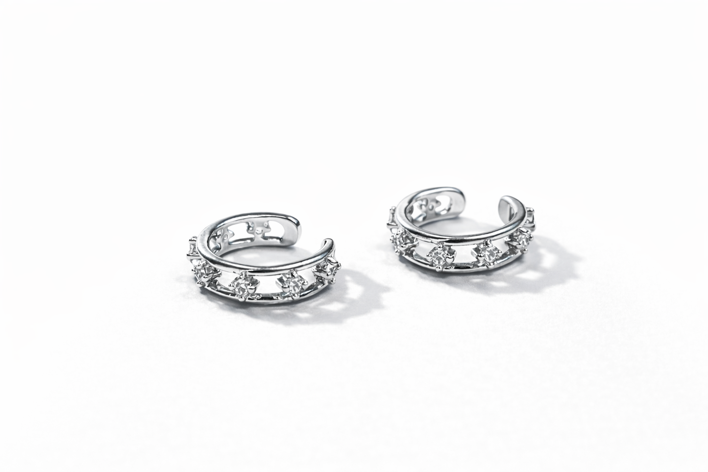 Clip-aura Non Pierced Ear Hoops