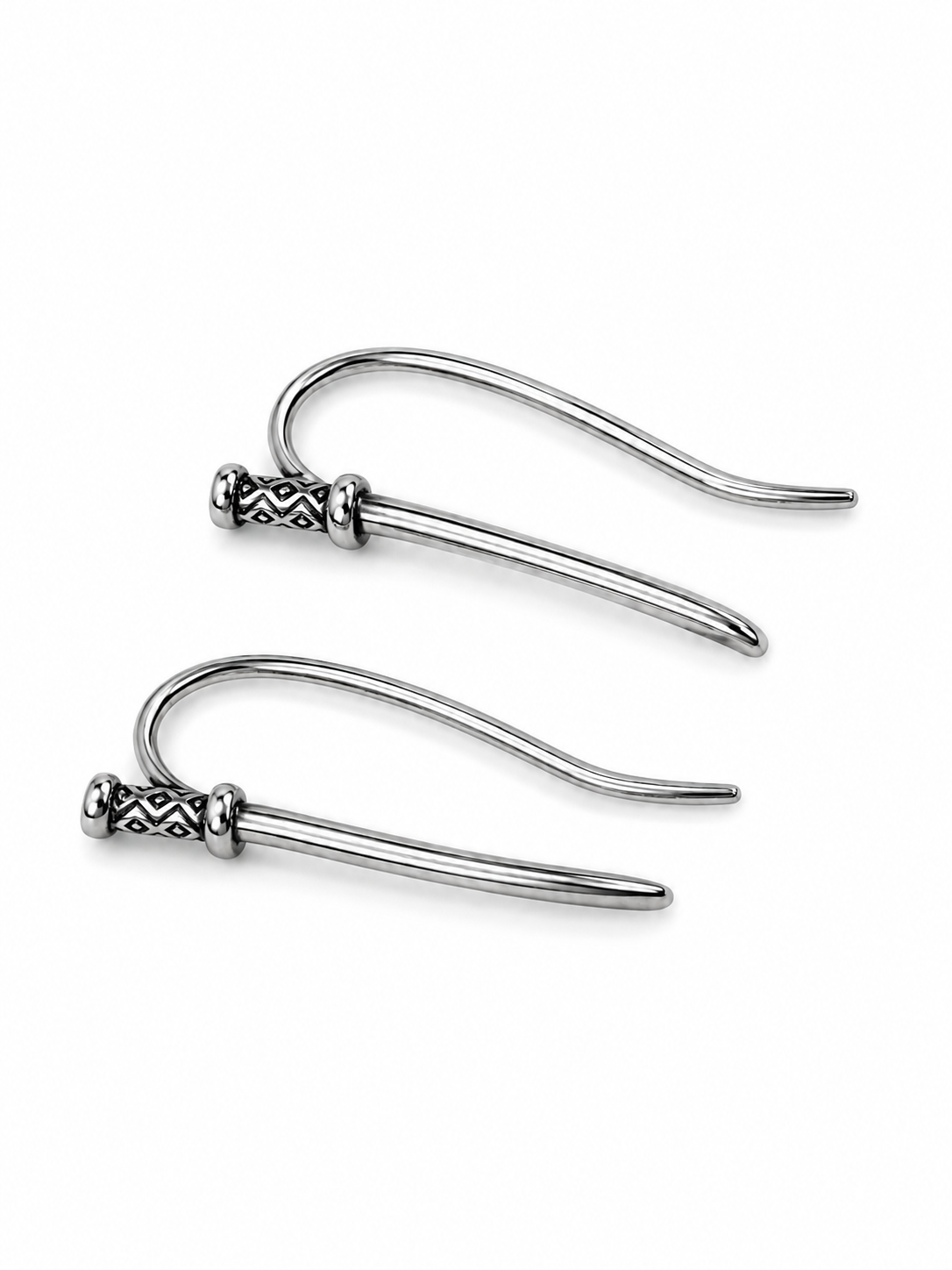 Sword Dangle Hoops